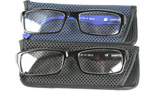 Leesbril miami + leatherlook hoes mix