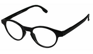 Leesbril moskou zwart mix