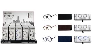 Leesbril new york + etui mix display