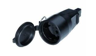 Stekker rubber contra voor prikkabel