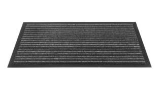 Deurmat schoonloop 90 x 150 cm antraciet streep
