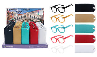 Leesbril Venetië mix display