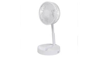 Ventilator opvouwbaar en oplaadbaar wit