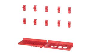 Hakenset voor wandstelling 12 dlg