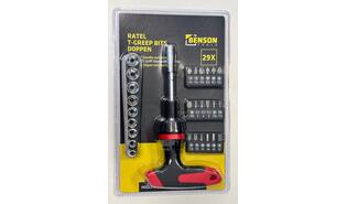 Ratel T-greep bits doppen 29 dlg