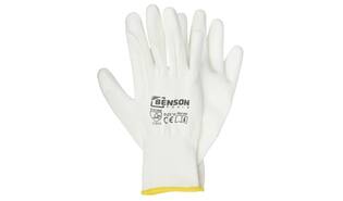 Werkhandschoenen PU palm wit maat 10