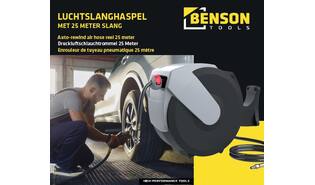 Luchtslanghaspel 25 meter