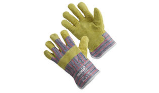 Werkhandschoenen rundsplitleder 3133X