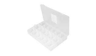 Opbergbox 18 vak 27 x 17,5 x 4,5 cm