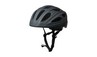 Fietshelm volwassenen maat L (58-61 cm) donker grijs