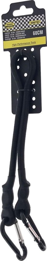 Elastiek rond 60 cm + karabijnhaak
