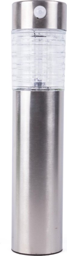 Tuinlamp solar LED fakkel 28 cm + sensor
