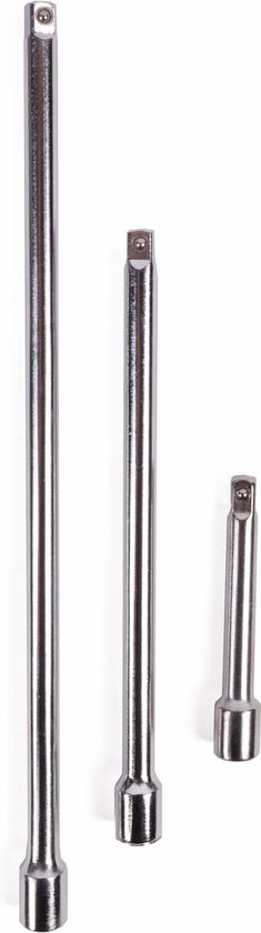 Dop verlengstuk 3 dlg 1/4" x 3" / 6" / 9"