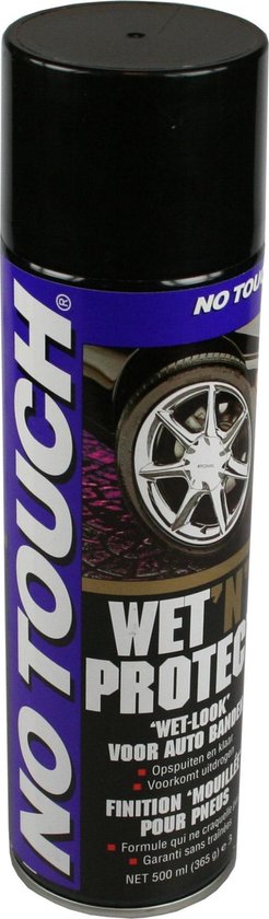 No touch bandenzwart wet & protect 500 ml