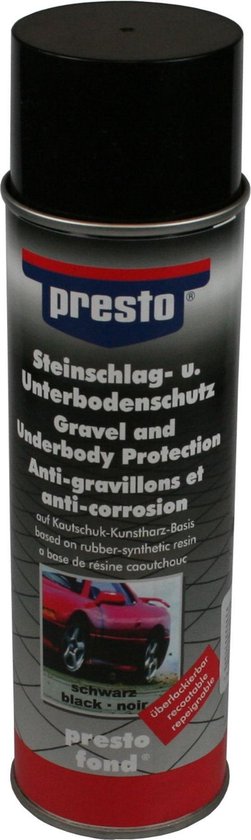 Presto anti steenslag zwart 500 ml