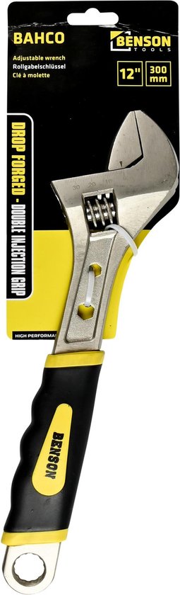 Moersleutel verstelbaar 12" soft grip profi