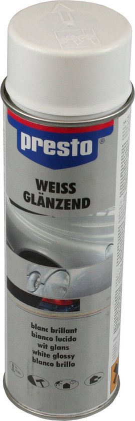 Presto lak glans wit 500 ml