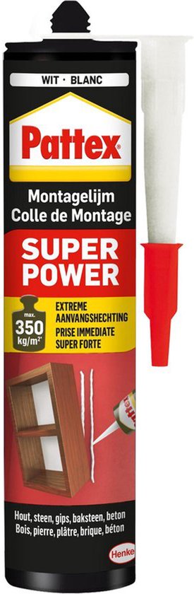 Pattex powerfix super montage koker 370 gr