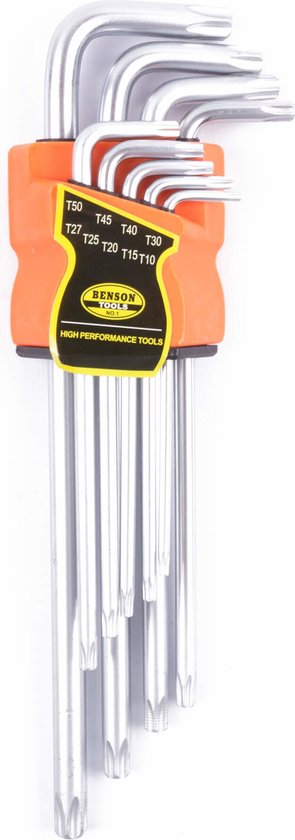 Torx sleutelset 9 dlg profi