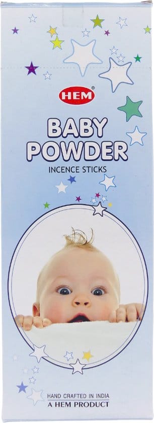 Baby Powder Hem Wierooksticks 6x20 Sticks