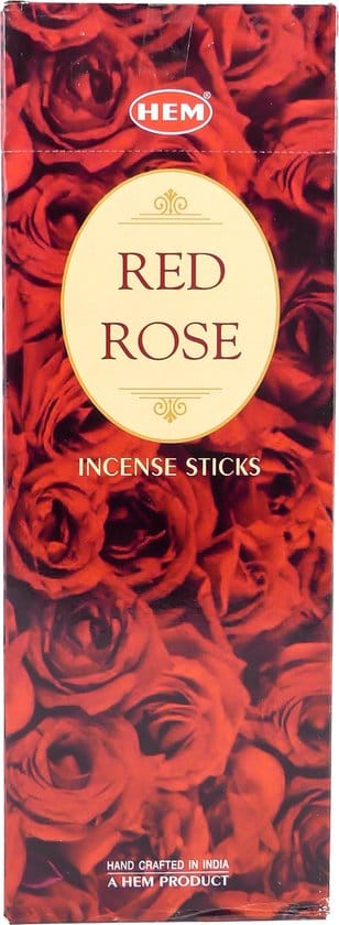 Red Rose Hem Wierooksticks 6x20 Sticks