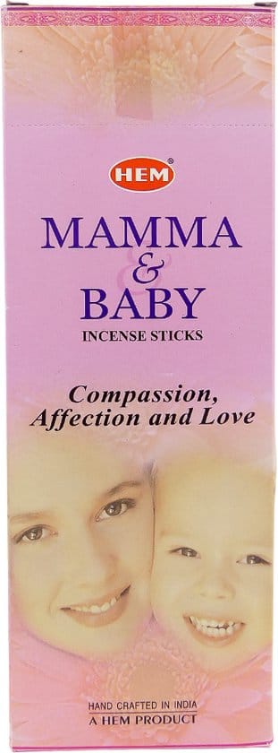 Mama en baby Hem Wierooksticks 6x20 Sticks