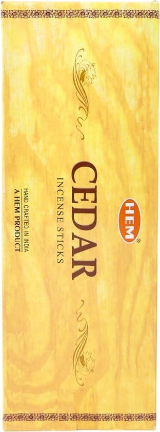 Cedar hem Wierooksticks 6x20 sticks