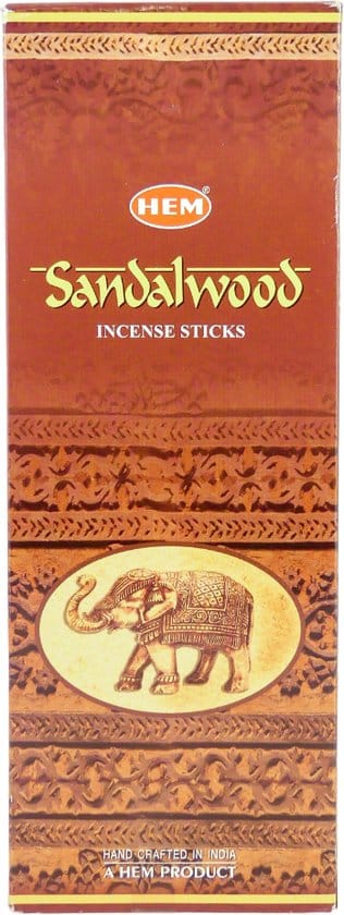 Sandalwood Hem Wierooksticks 6x20 sticks