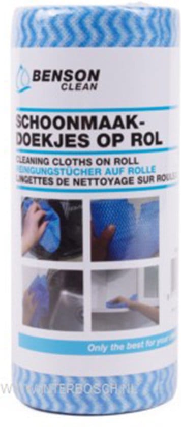 Schoonmaakdoekjes op rol 50 dlg
