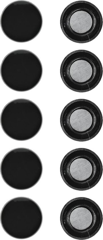Magneet 30 mm 10 dlg zwart