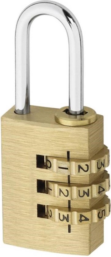 Tri-circle hang cijferslot 20 mm bc