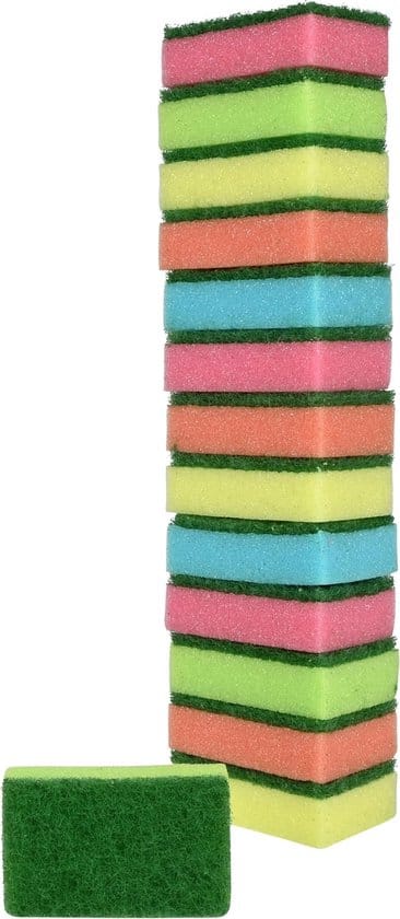 Schuurspons 14 dlg kleur