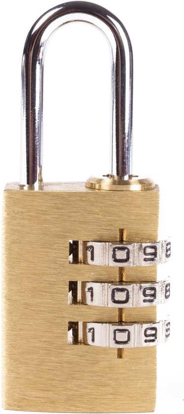 Tri-circle hang cijferslot 25 mm bc