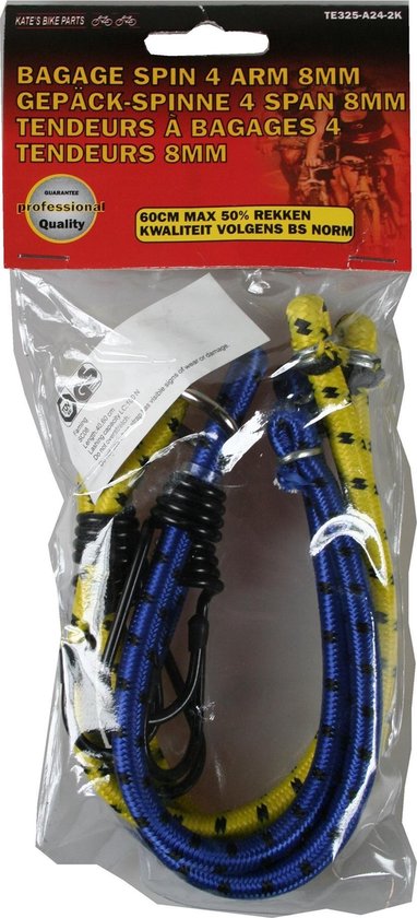 Bagagespin 4 arm 8 mm bs norm etui