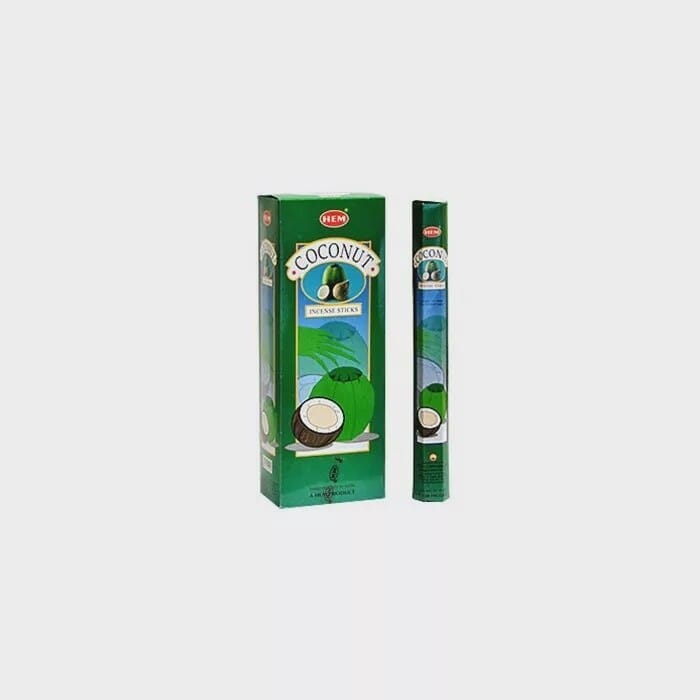 Coconut Hem Wierooksticks 6x20 sticks - Afbeelding 2