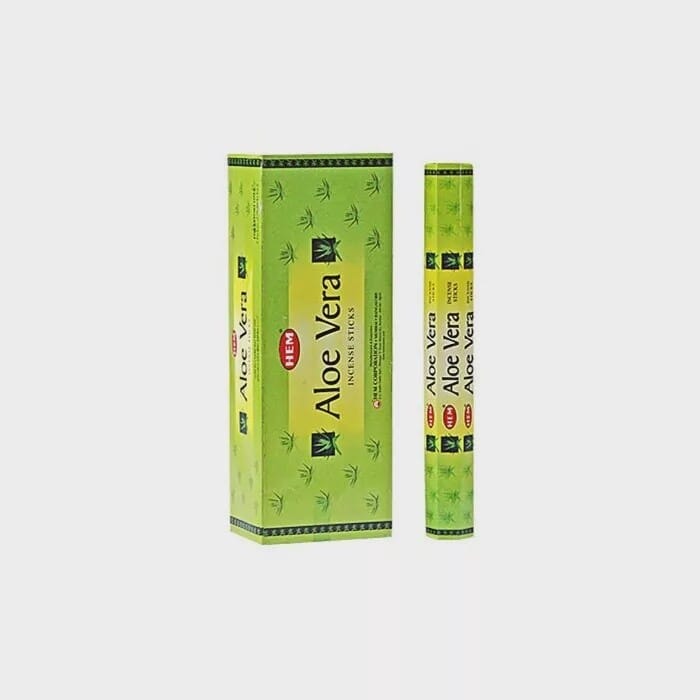 Aloe Vera Hem Wierooksticks 6x20 sticks - Afbeelding 2