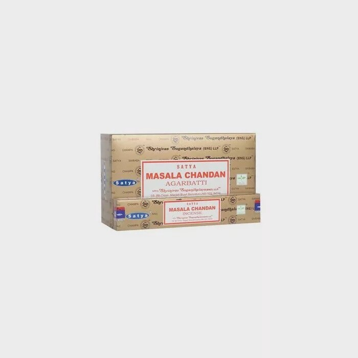 Masala Chandan Satya Wierookstokjes 12x15 gram - Afbeelding 2