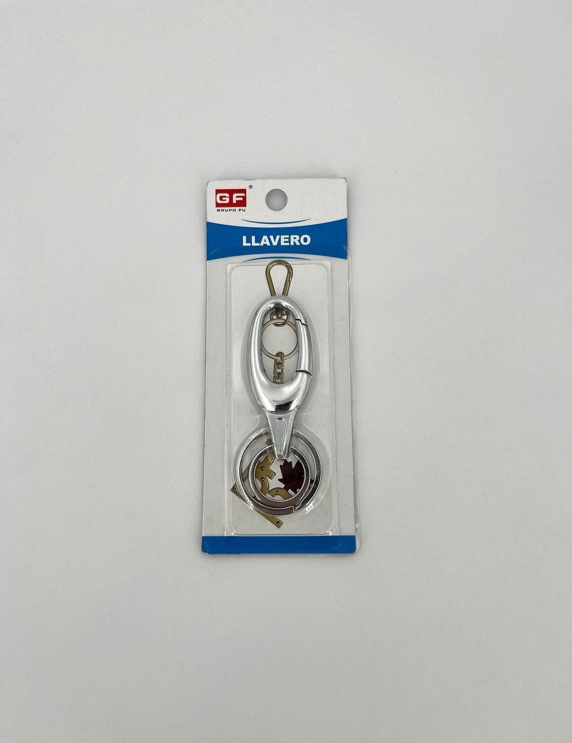 Sleutelhanger Ring Zilver