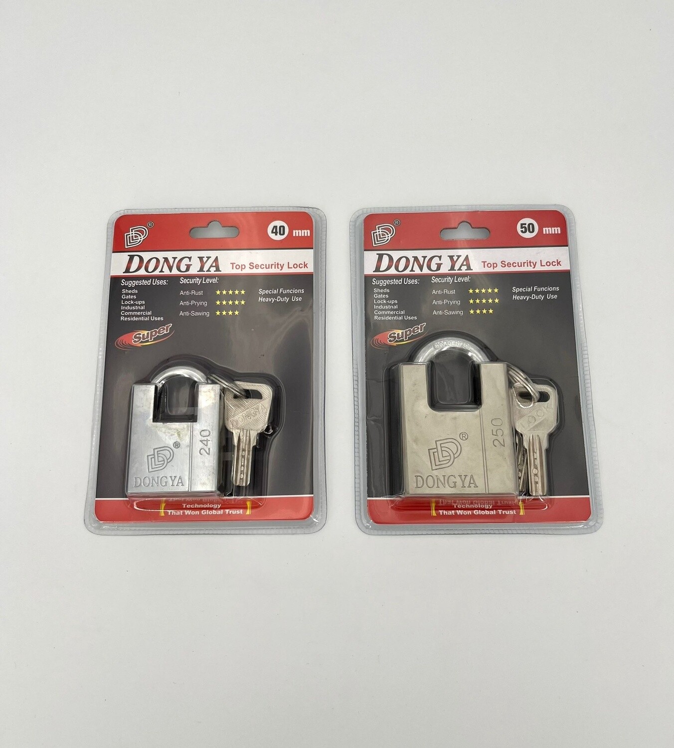 Hangslot met sleuteltje