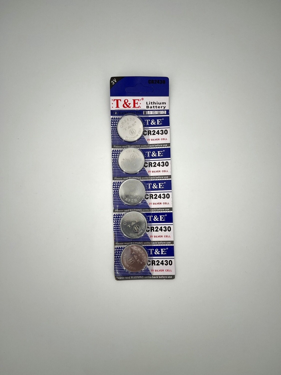 Lithium T&E Batterijen 5pak CR2430