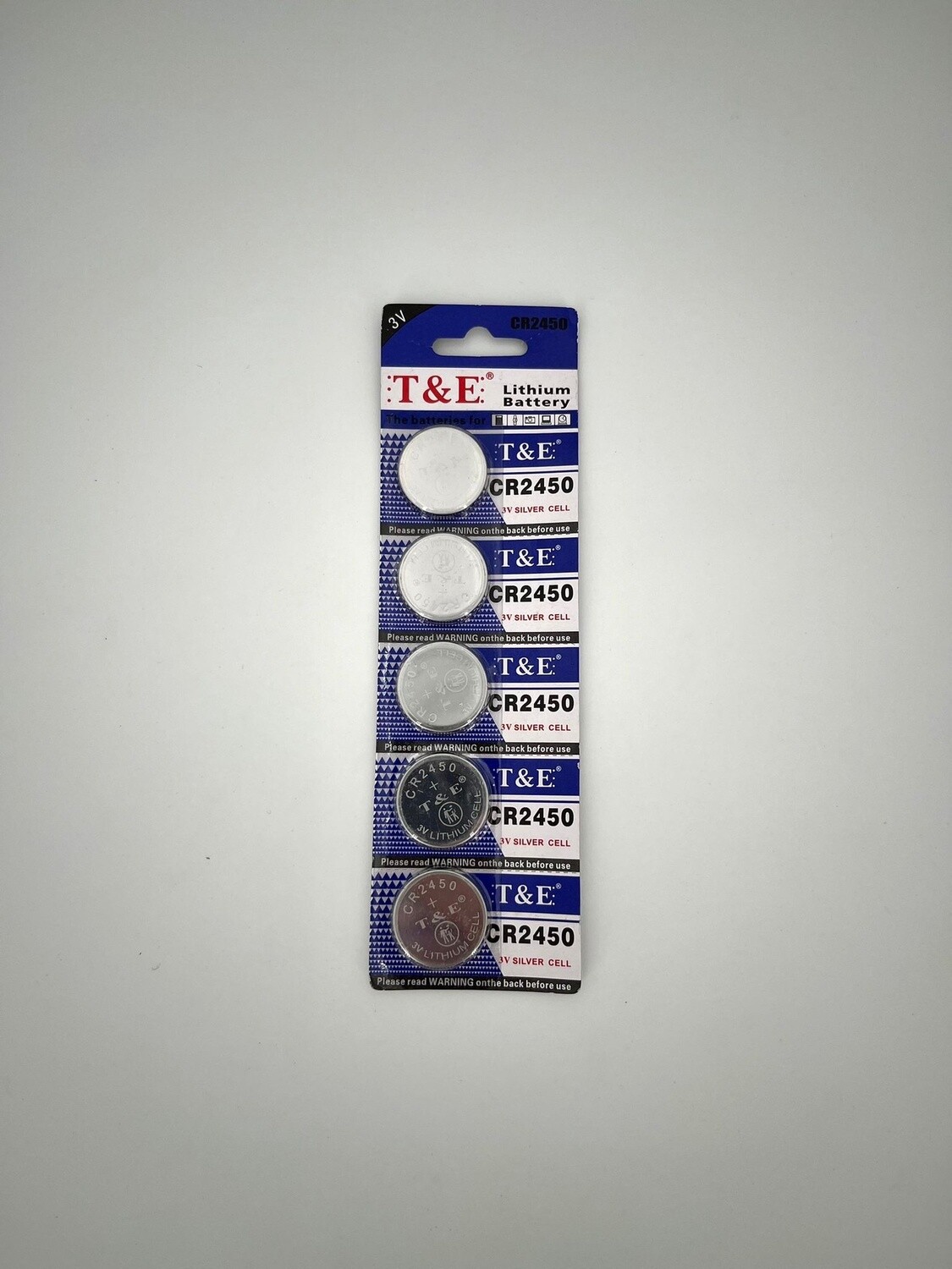 Lithium T&E Batterij 5pak CR2450