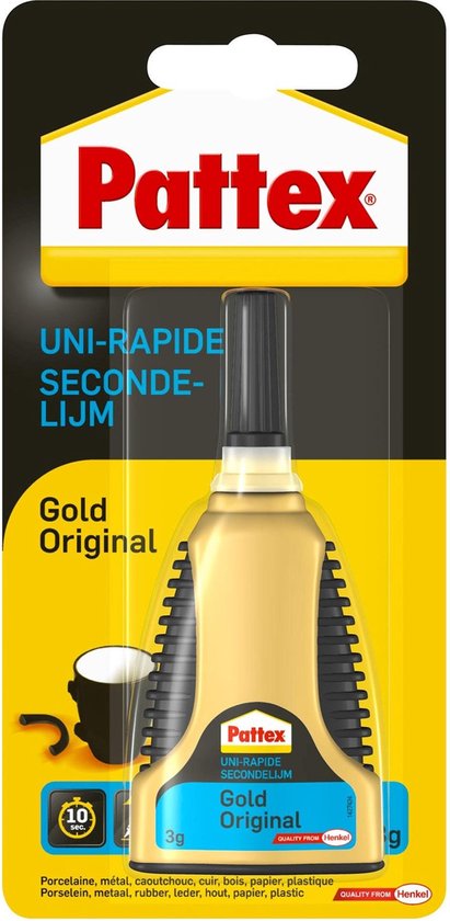 Pattex secondelijm "gold" 3 gr