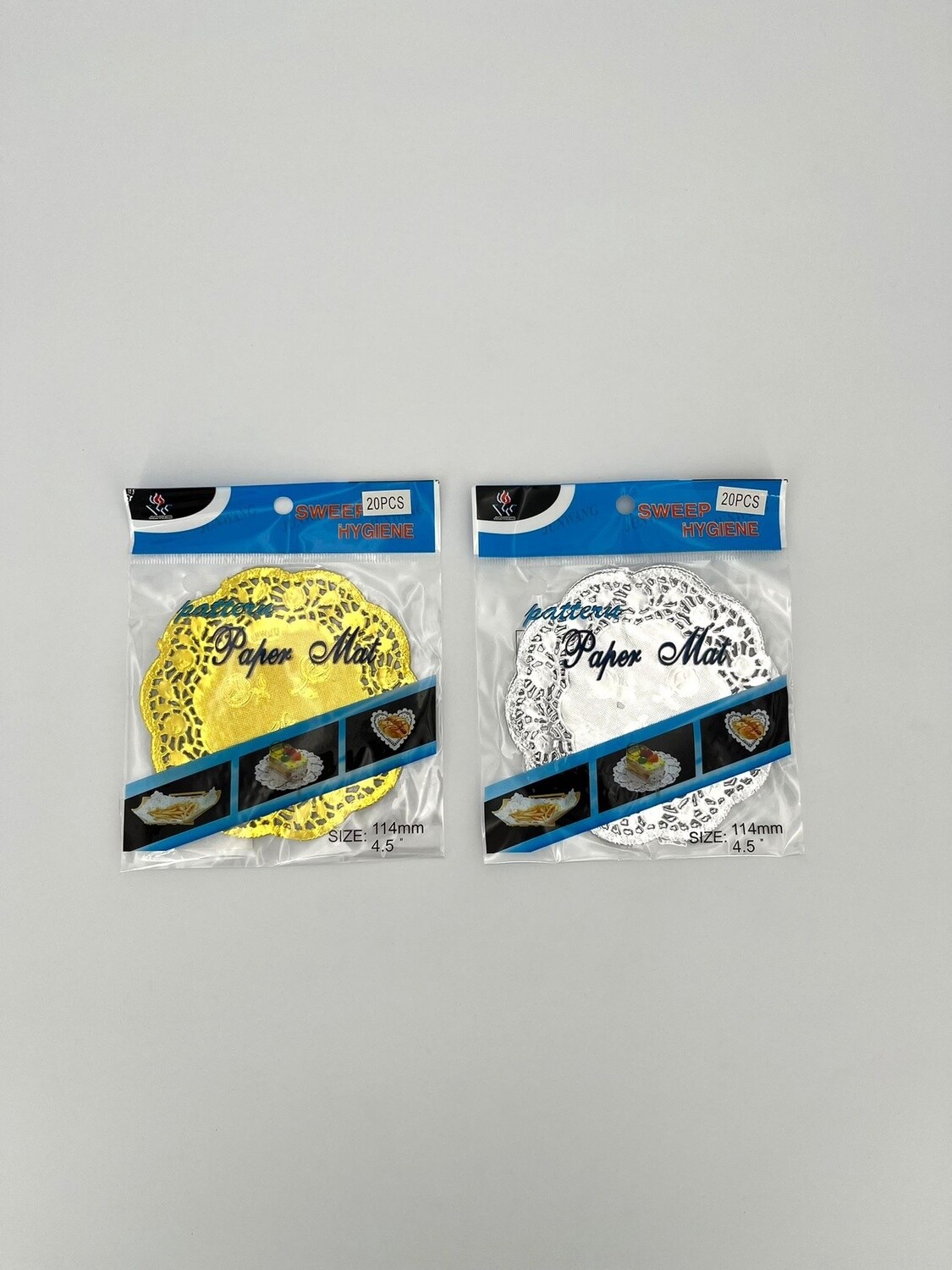 Papieren onderzetter Taart Goud en Zilver