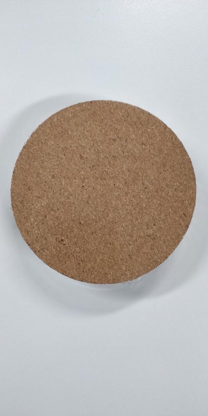 Onderzetters kurk 10 cm 6 dlg