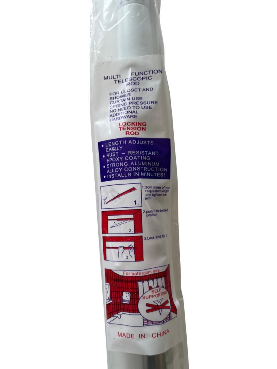 Gordijnstang 3 maten Uittrekbaar