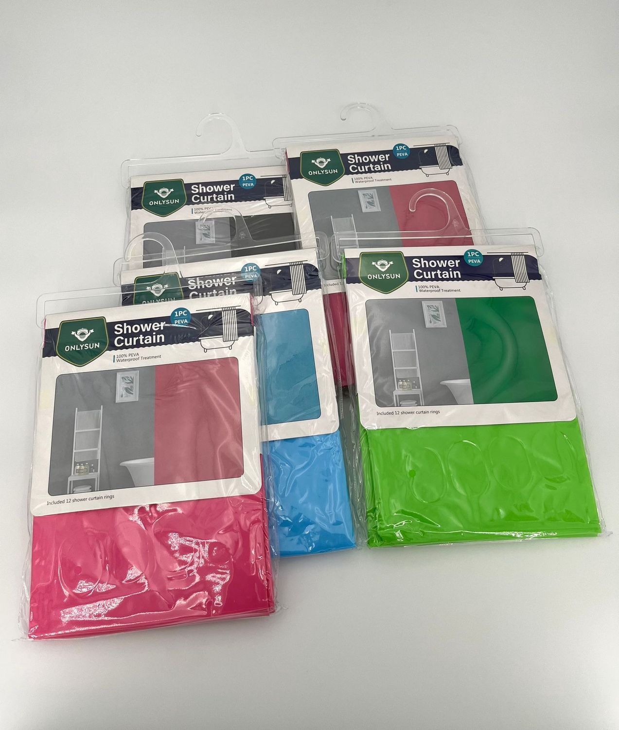 Douchegordijn 180x180 cm Kleur