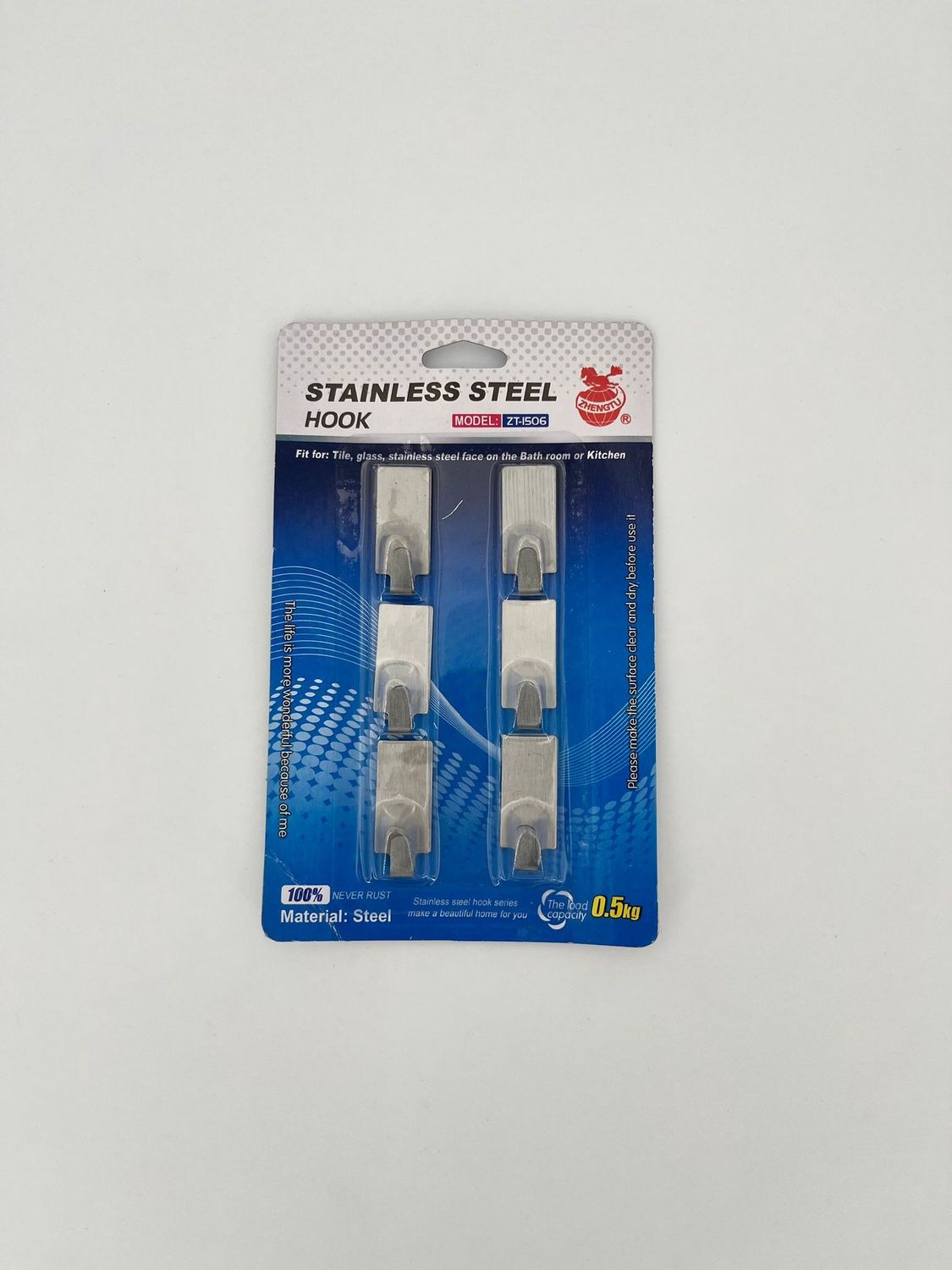 Ophang haakjes 6 Vierkant