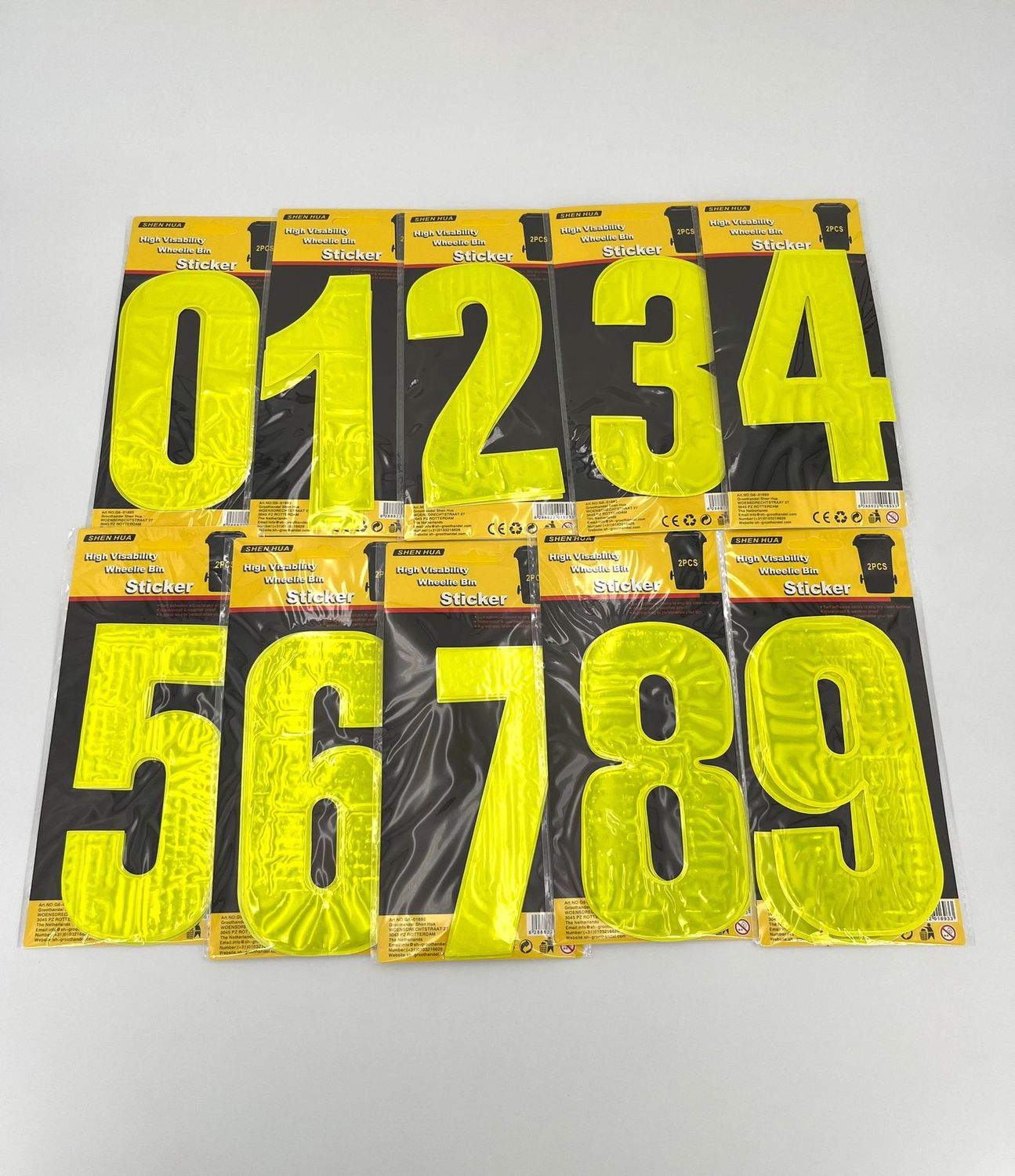 Cijfers Stickers Reflecterend