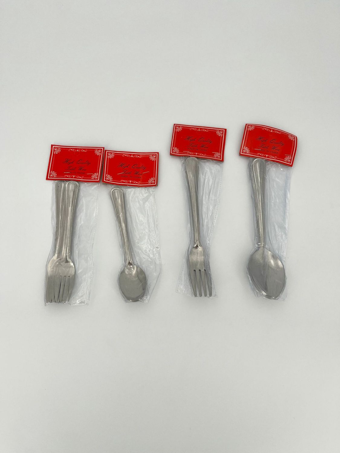 Metalen Besteksetjes 6 per verpakking