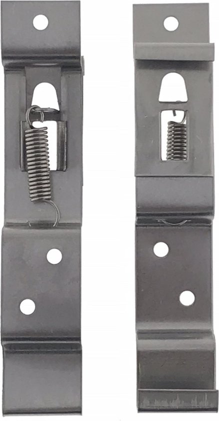 Kentekenplaat clip 2 dlg krt